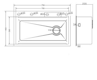 Кухонная мойка многофункц. DQ нерж.сталь матовый серый в комплекте со смесителем и аксессуарами (DKS754606)